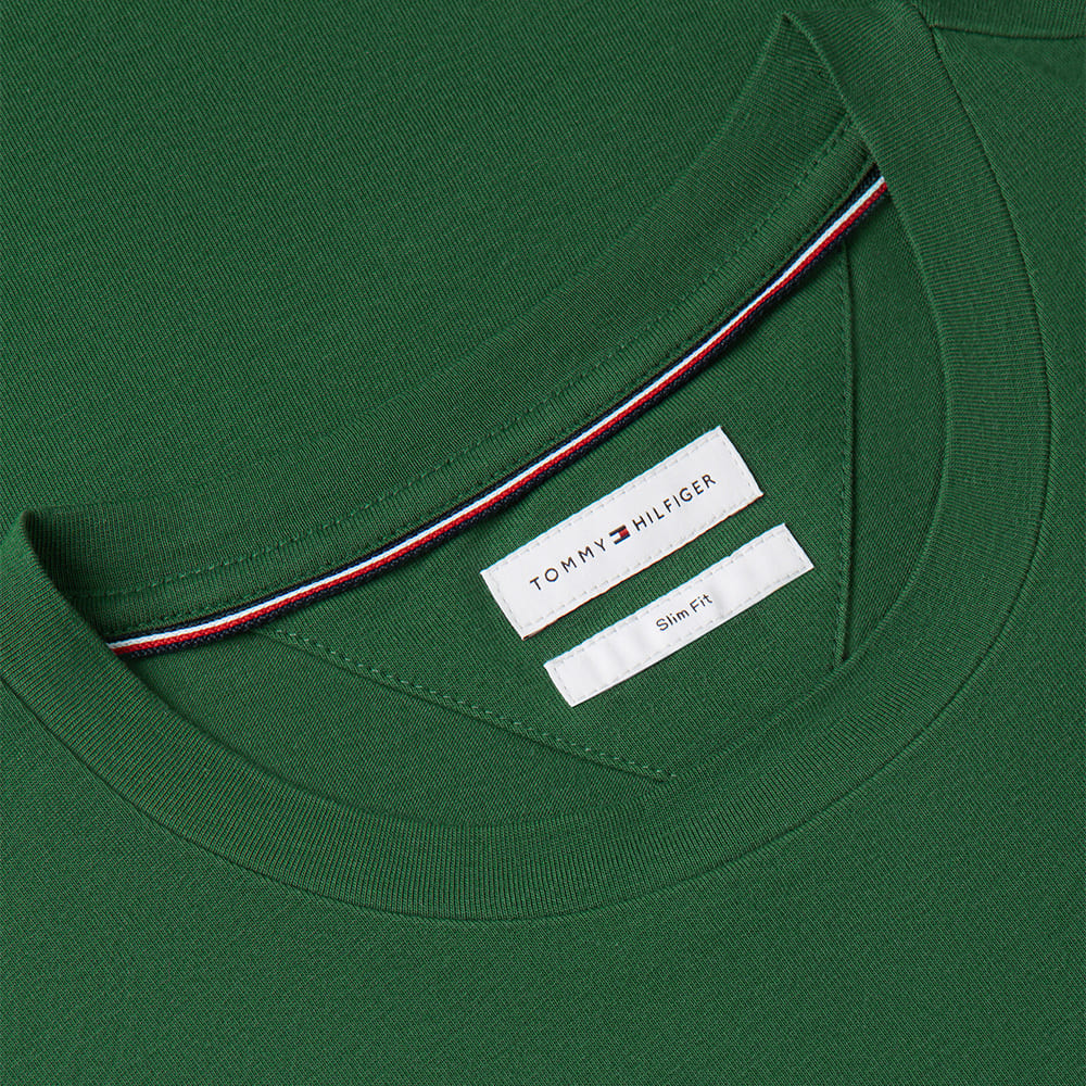 Tommy Hilfiger Πράσινο T-shirt C Neck - MW0MW11797