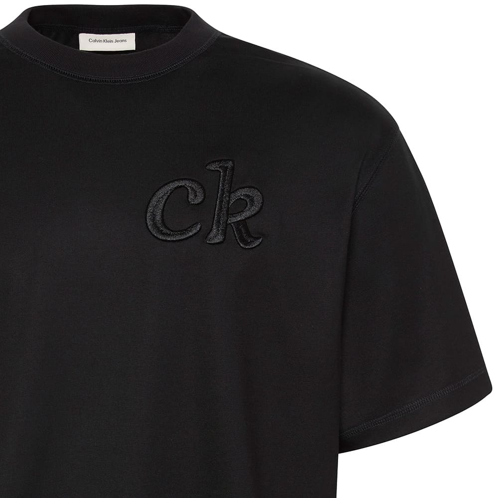 Calvin Klein Μαύρο T-shirt C Neck - LV04RG838G