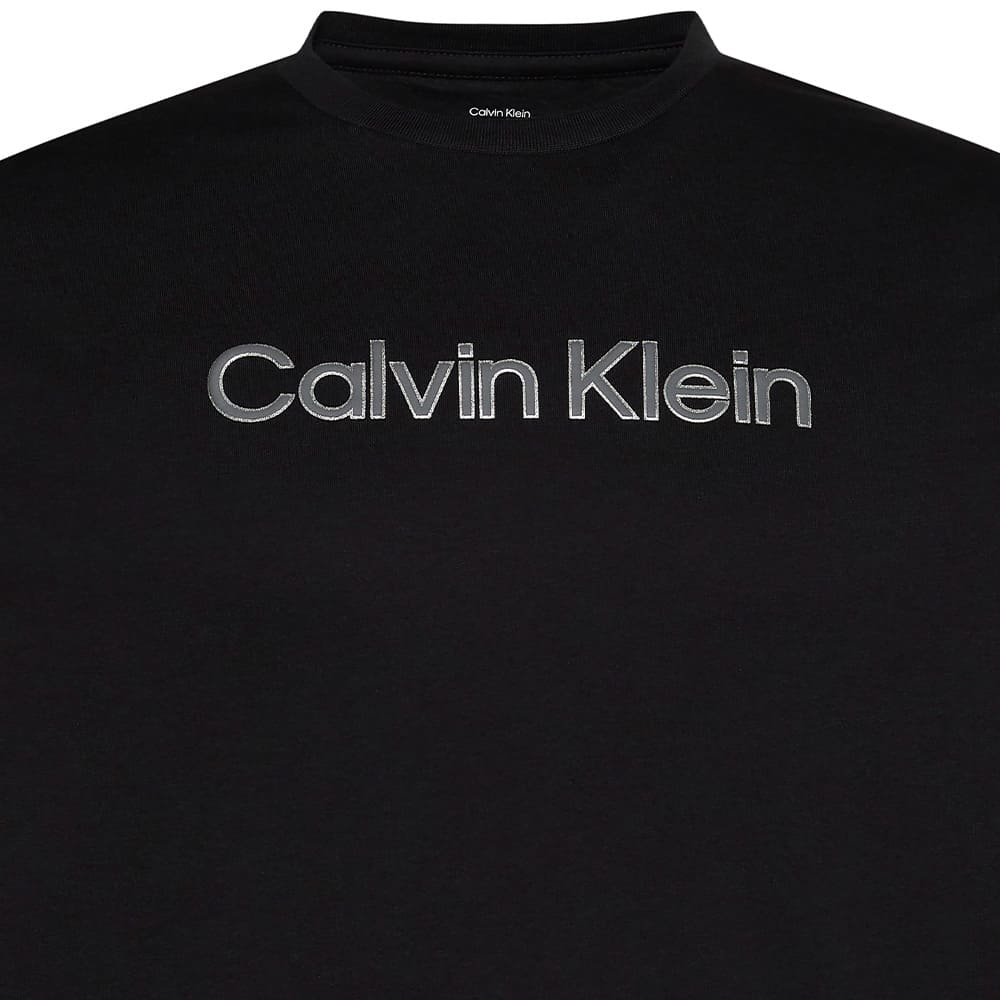 Calvin Klein Μαύρο T-shirt C Neck - LV04LF809G