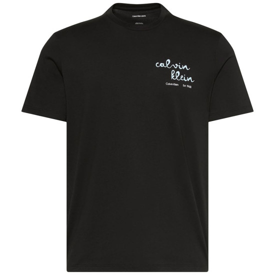 Calvin Klein Μαύρο T-shirt C Neck - LV04RG837G