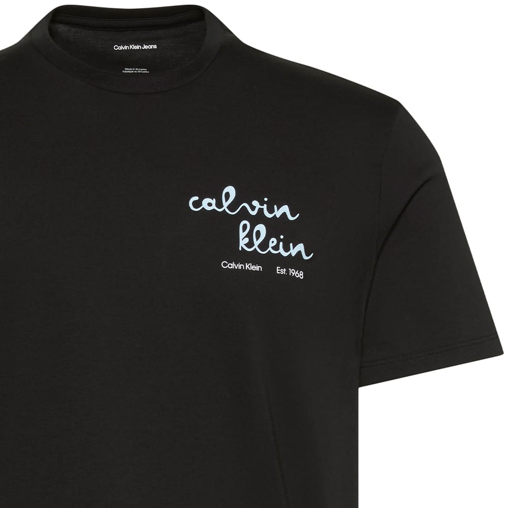 Calvin Klein Μαύρο T-shirt C Neck - LV04RG837G