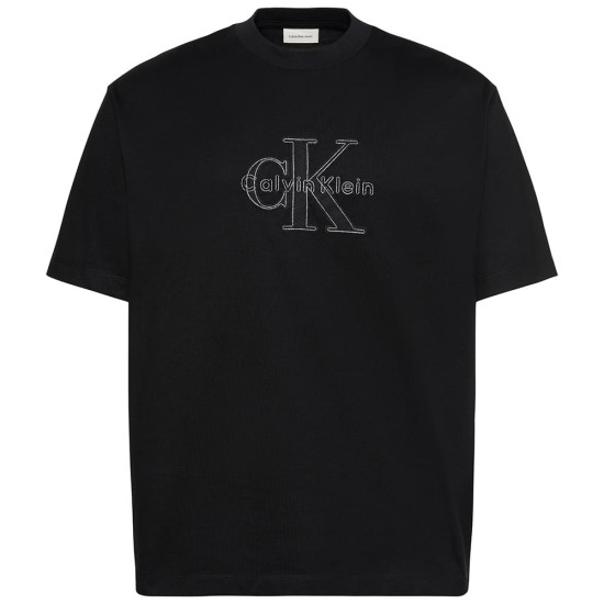 Calvin Klein Μαύρο T-shirt C Neck - LV04RG814G