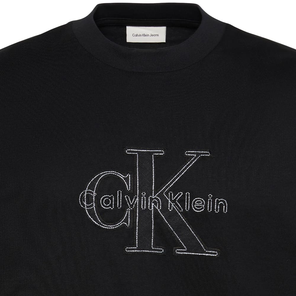 Calvin Klein Μαύρο T-shirt C Neck - LV04RG814G
