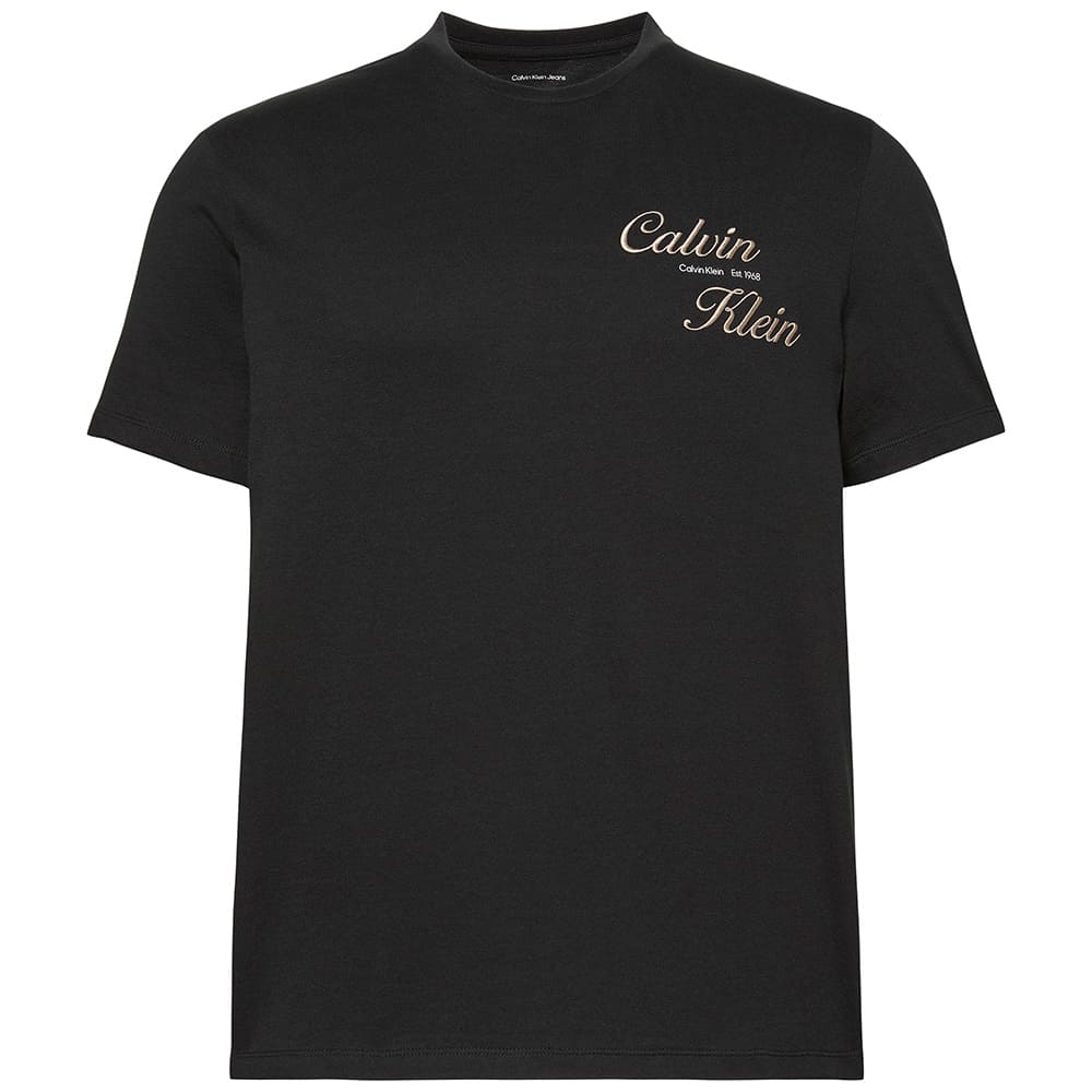 Calvin Klein Μαύρο T-shirt C Neck - LV04RG804G