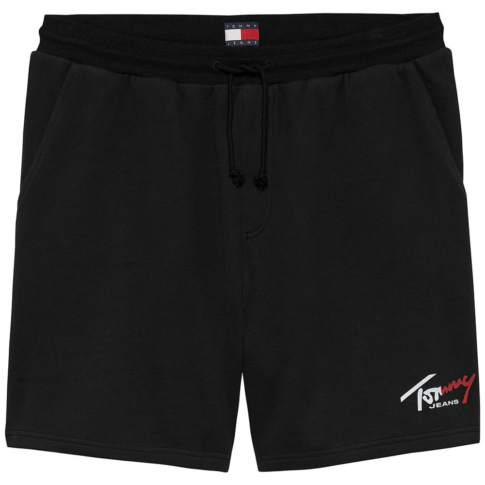 Tommy Hilfiger Μαύρη Αθλητική Βερμούδα - DM0DM23017