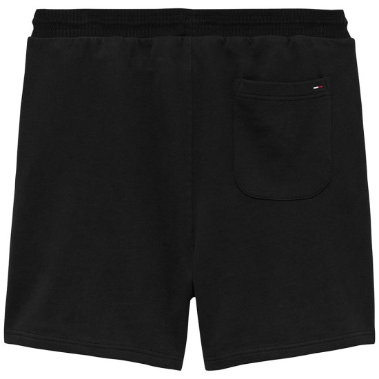 Tommy Hilfiger Μαύρη Αθλητική Βερμούδα - DM0DM23017