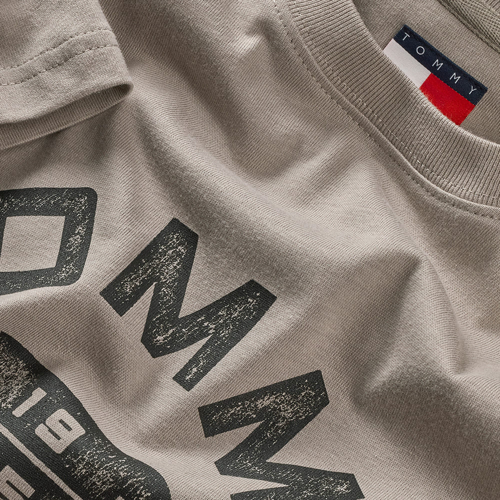Tommy Hilfiger Μπεζ T-shirt C Neck - DM0DM22551