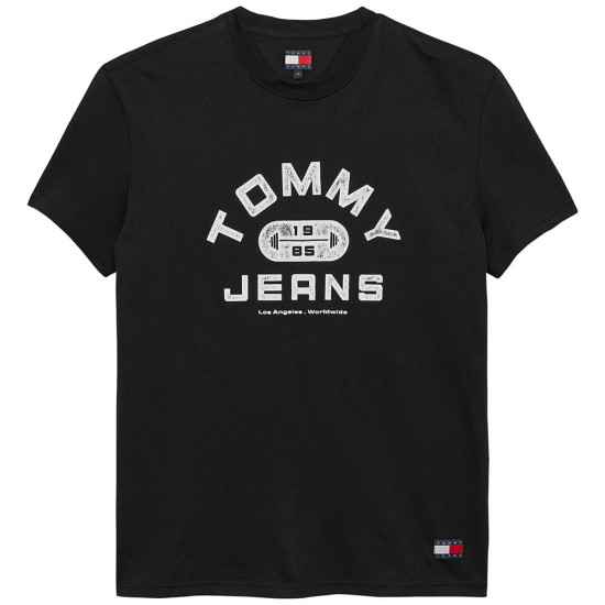 Tommy Hilfiger Μαύρο T-shirt C Neck - DM0DM22551