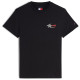 Tommy Jeans Μαύρο T-shirt C Neck - DM0DM22538