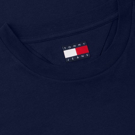 Tommy Jeans Μπλε T-shirt C Neck - DM0DM22538