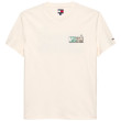 Tommy Jeans Εκρού T-shirt C Neck - DM0DM22536