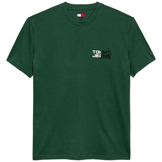 Tommy Jeans Πράσινο T-shirt C Neck - DM0DM22536