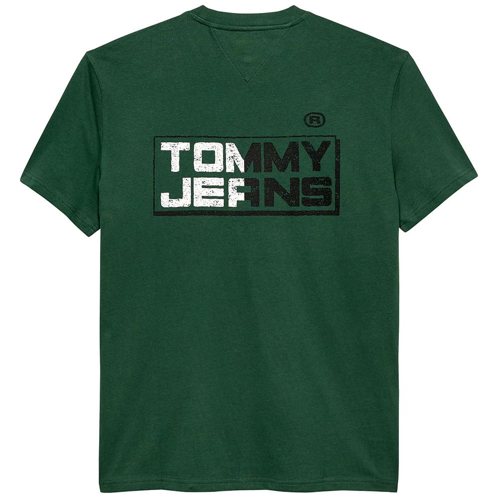 Tommy Jeans Πράσινο T-shirt C Neck - DM0DM22536
