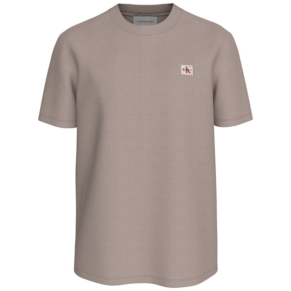 Calvin Klein Μπεζ T-shirt C Neck - LV04RD008G