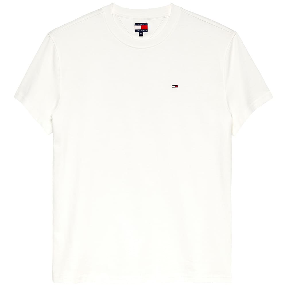 Tommy Jeans Λευκό T-shirt C Neck - DM0DM22504