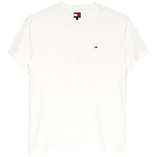 Tommy Jeans Λευκό T-shirt C Neck - DM0DM22504