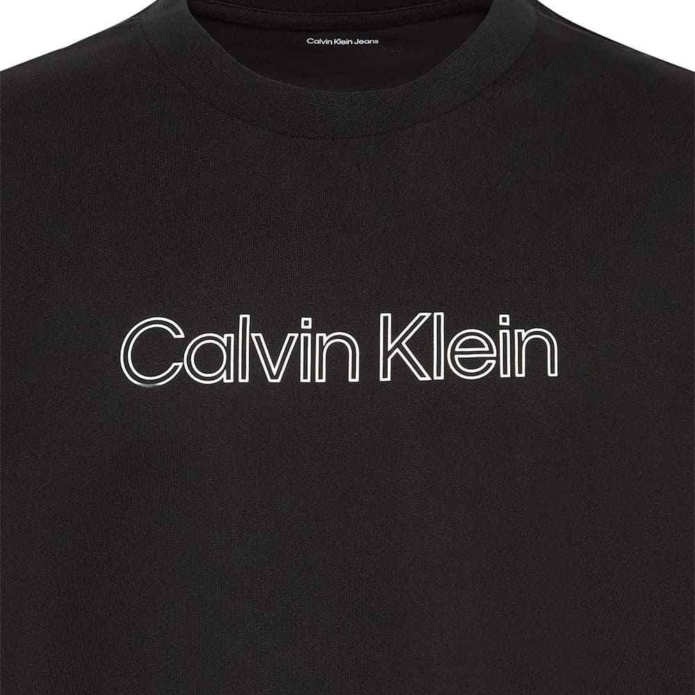 Calvin Klein Μαύρο T-shirt C Neck - LV04LG812G