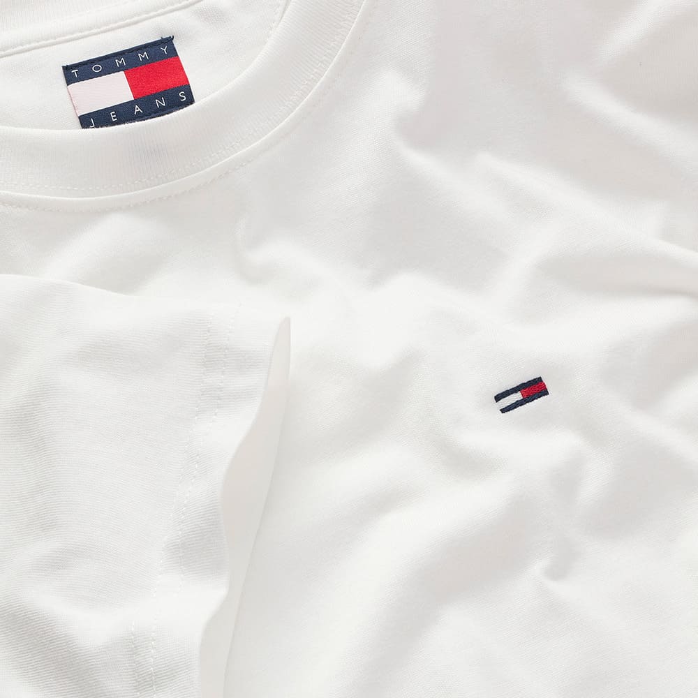 Tommy Jeans Λευκό T-shirt C Neck - DM0DM22504
