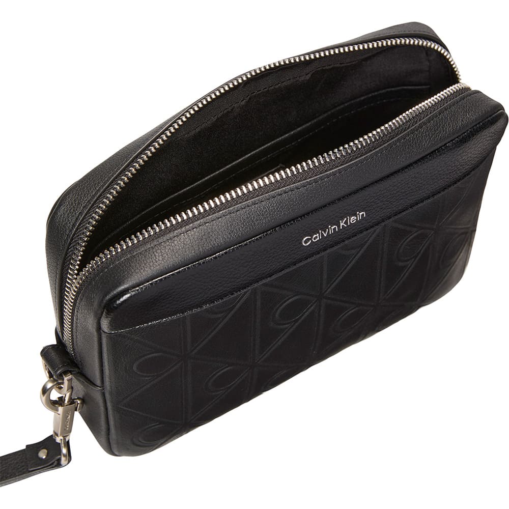 Calvin Klein Μαύρο Τσαντάκι 100% Leather - LV04D1256G