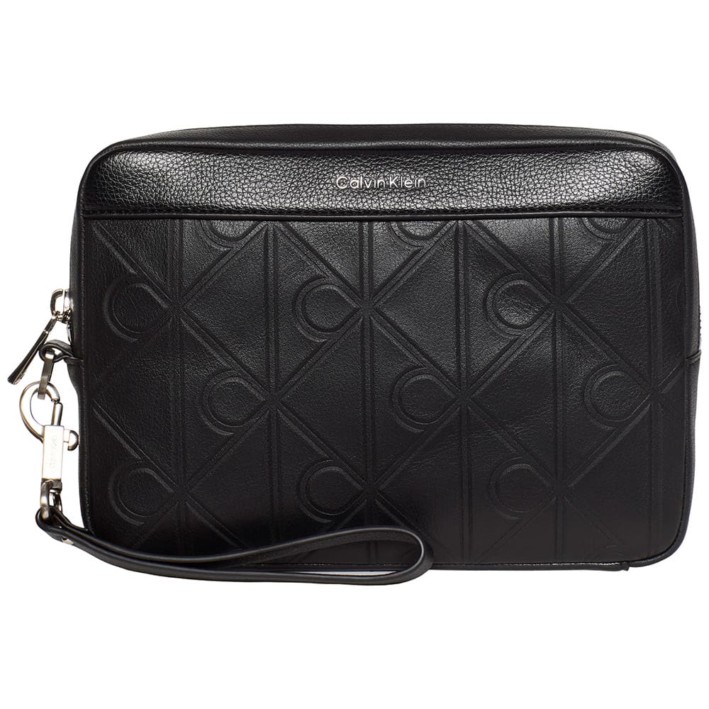 Calvin Klein Μαύρο Τσαντάκι 100% Leather - LV04D1256G