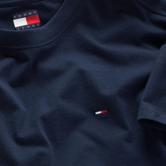 Tommy Jeans Μπλε T-shirt C Neck - DM0DM22504