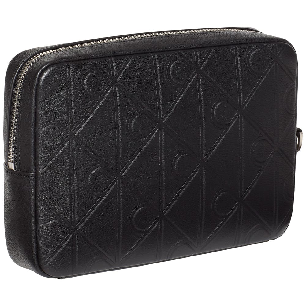 Calvin Klein Μαύρο Τσαντάκι 100% Leather - LV04D1256G