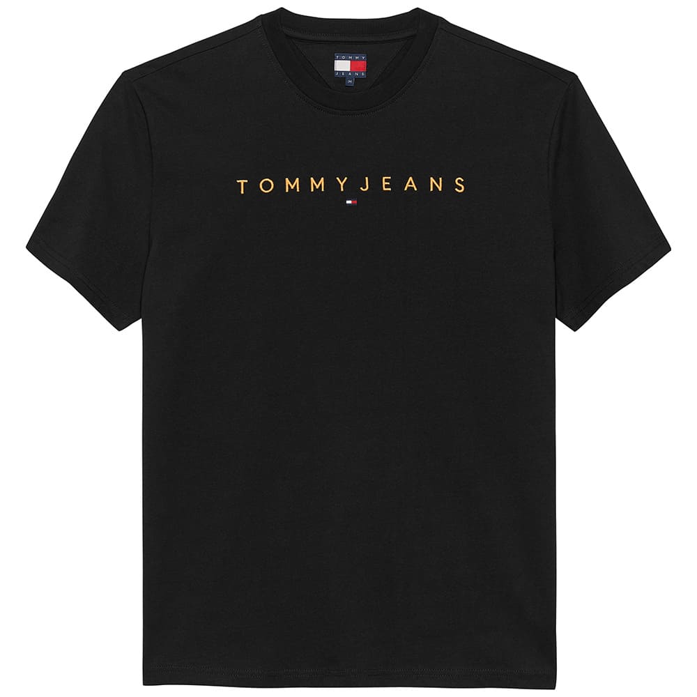 Tommy Jeans Μαύρο T-shirt C Neck - DM0DM20744