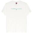 Tommy Jeans Λευκό T-shirt C Neck - DM0DM20744