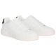 Calvin Klein Λευκά Sneakers 100% Leather - HM0HM02206