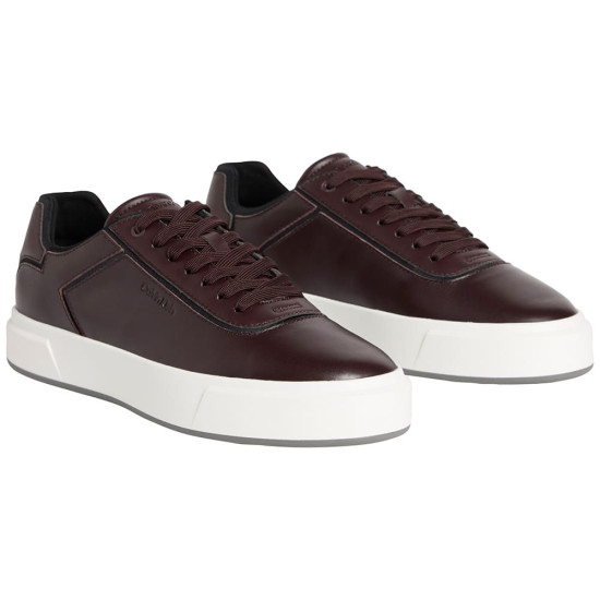 Calvin Klein Καφέ Sneakers 100% Leather - HM0HM02204