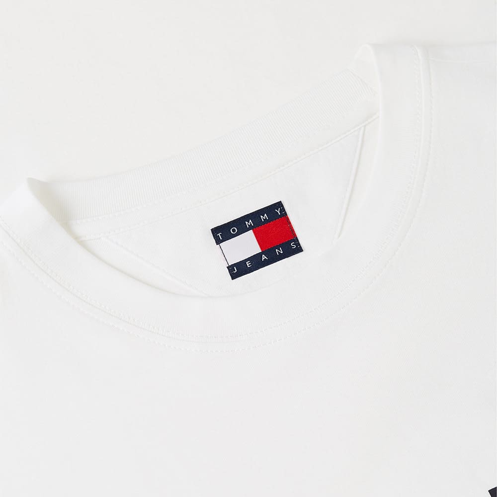 Tommy Jeans Λευκό T-shirt C Neck - DM0DM23406