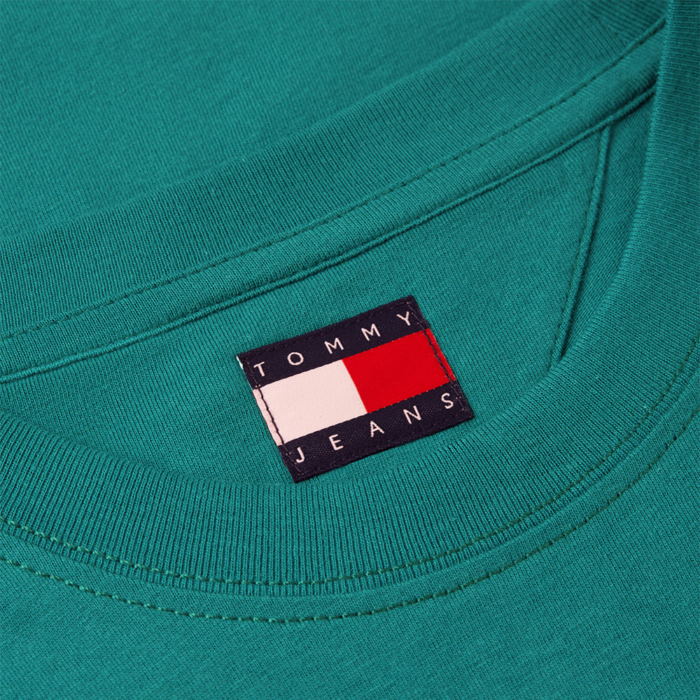 Tommy Jeans Πράσινο T-shirt C Neck - DM0DM23406