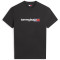 Tommy Jeans Μαύρο T-shirt C Neck - DM0DM23406