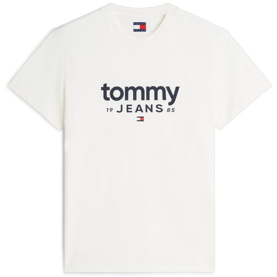 Tommy Jeans Λευκό T-shirt C Neck - DM0DM23376