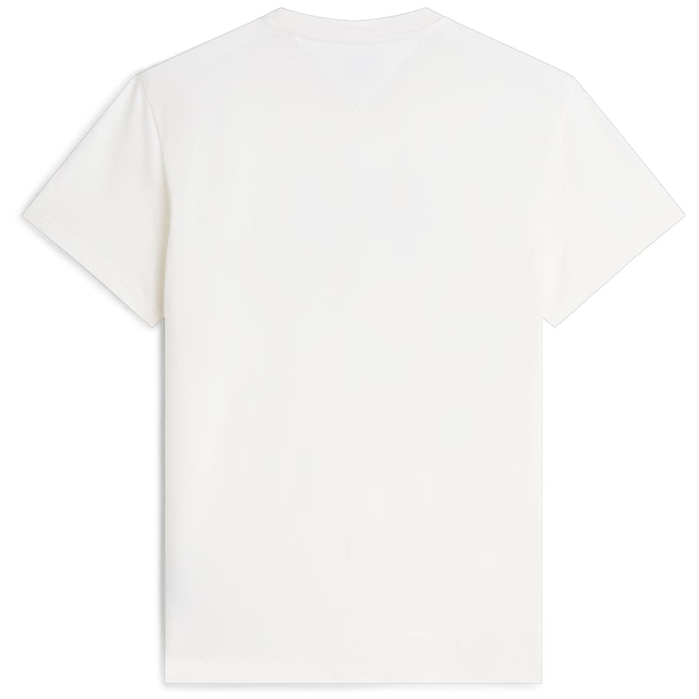 Tommy Jeans Λευκό T-shirt C Neck - DM0DM23376
