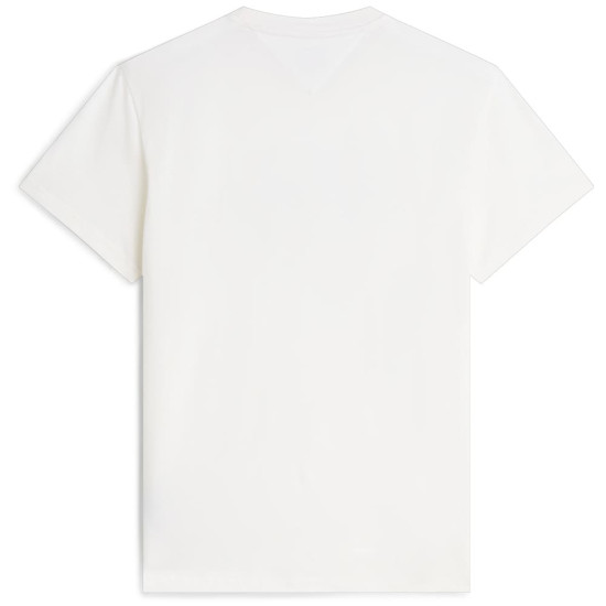 Tommy Jeans Λευκό T-shirt C Neck - DM0DM23376