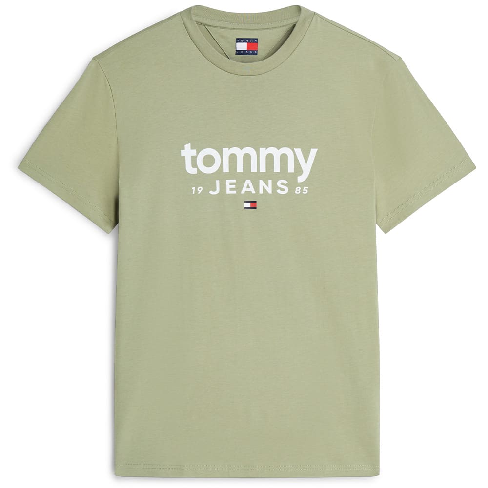 Tommy Jeans Χακί T-shirt C Neck - DM0DM23376