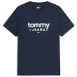 Tommy Jeans Μπλε T-shirt C Neck - DM0DM23376 Tommy Jeans Μπλε T-shirt C Neck - DM0DM23376