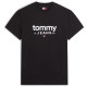 Tommy Jeans Μαύρο T-shirt C Neck - DM0DM23376