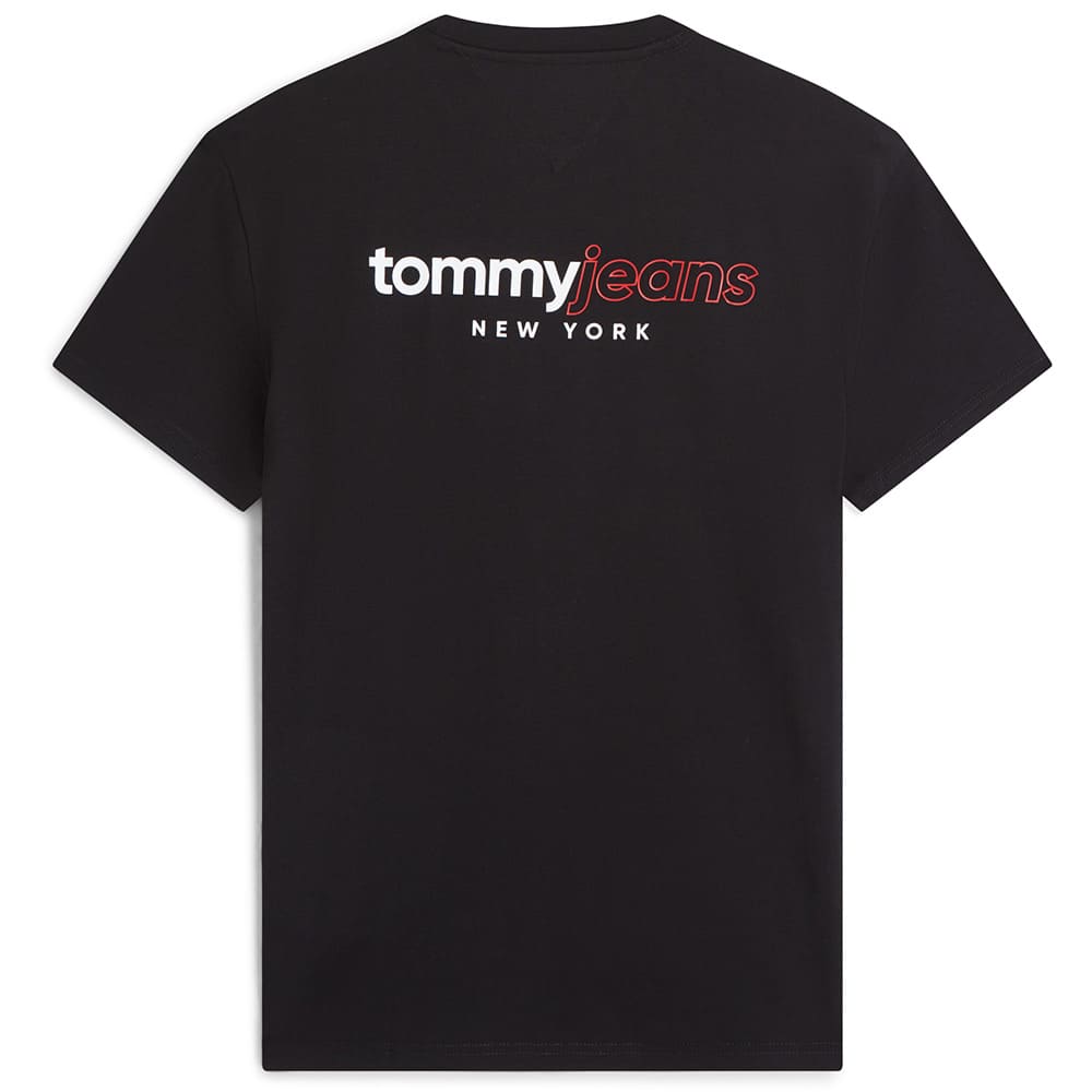 Tommy Jeans Μαύρο T-shirt C Neck - DM0DM23375