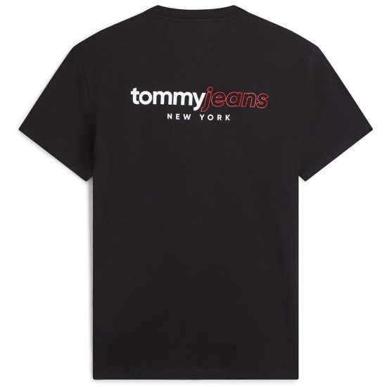 Tommy Jeans Μαύρο T-shirt C Neck - DM0DM23375