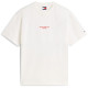 Tommy Jeans Εκρού T-shirt C Neck - DM0DM23184