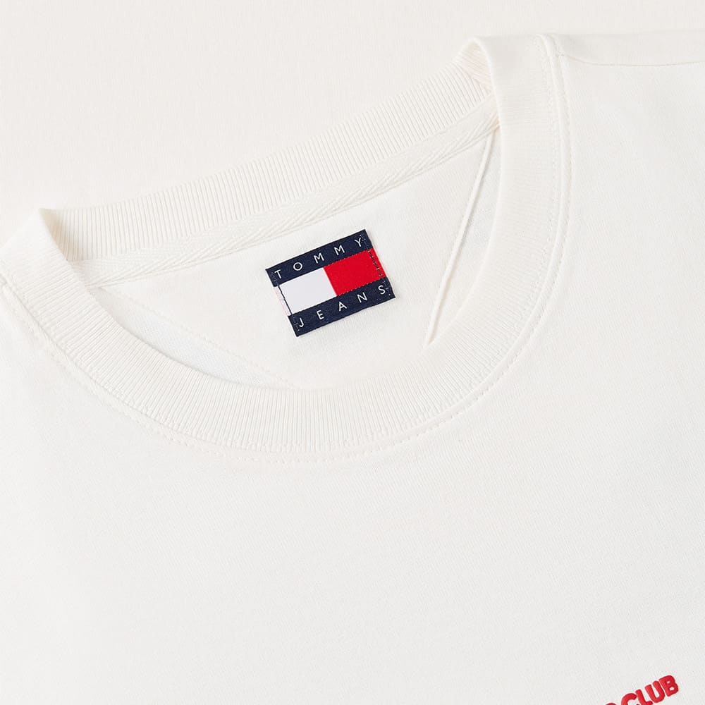 Tommy Jeans Εκρού T-shirt C Neck - DM0DM23184