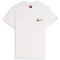 Tommy Jeans Εκρού T-shirt C Neck - DM0DM22538