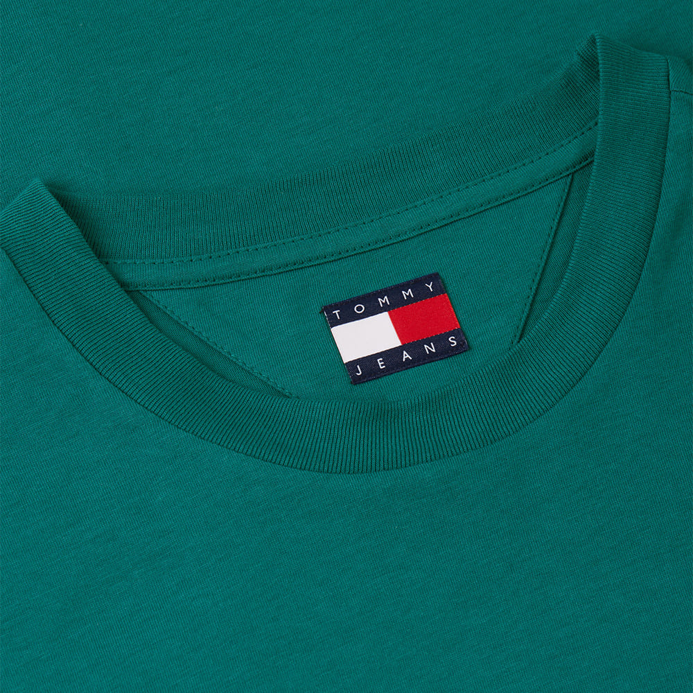 Tommy Jeans Πράσινο T-shirt C Neck - DM0DM22538
