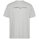 Tommy Jeans Γκρι T-shirt C Neck - DM0DM20744