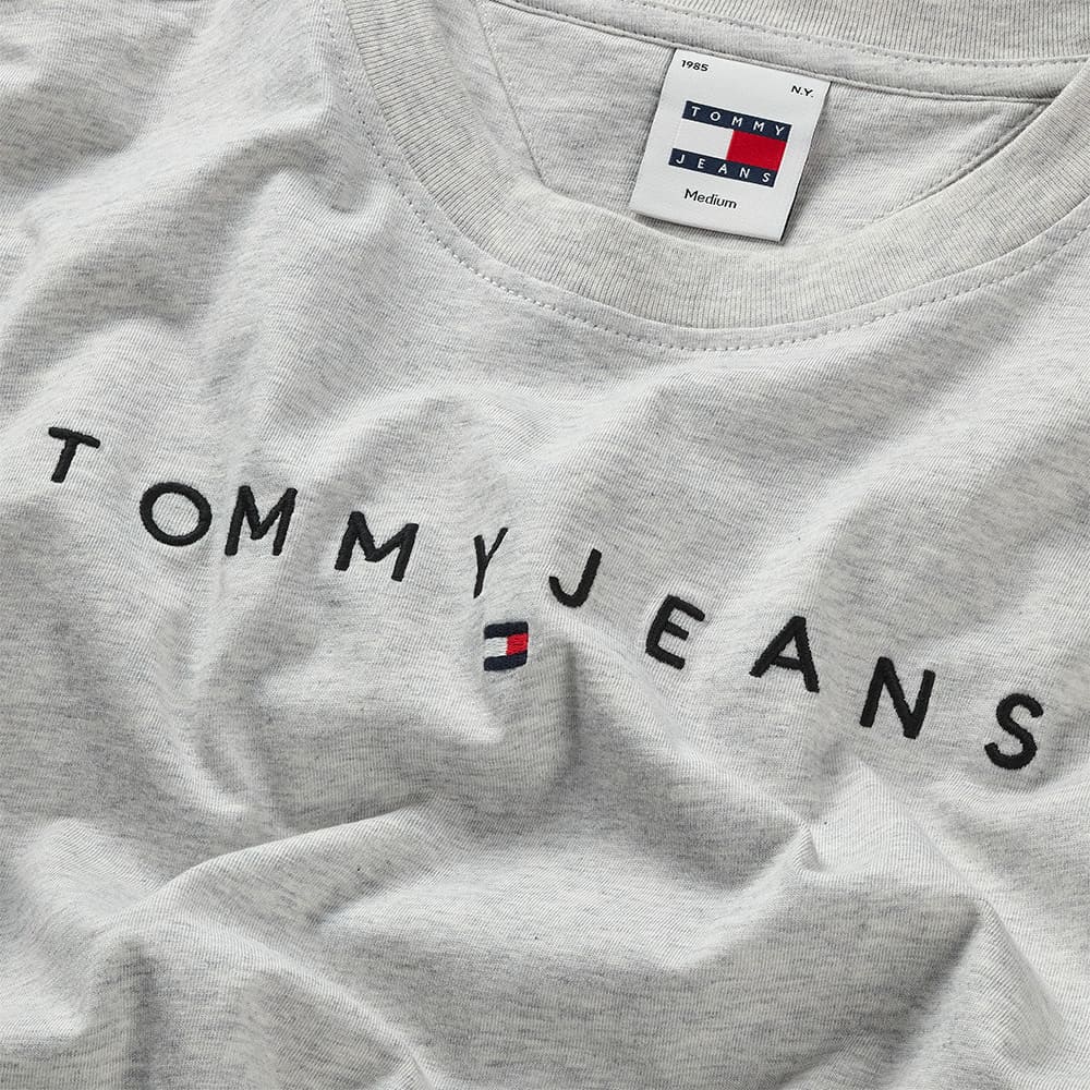 Tommy Jeans Γκρι T-shirt C Neck - DM0DM20744