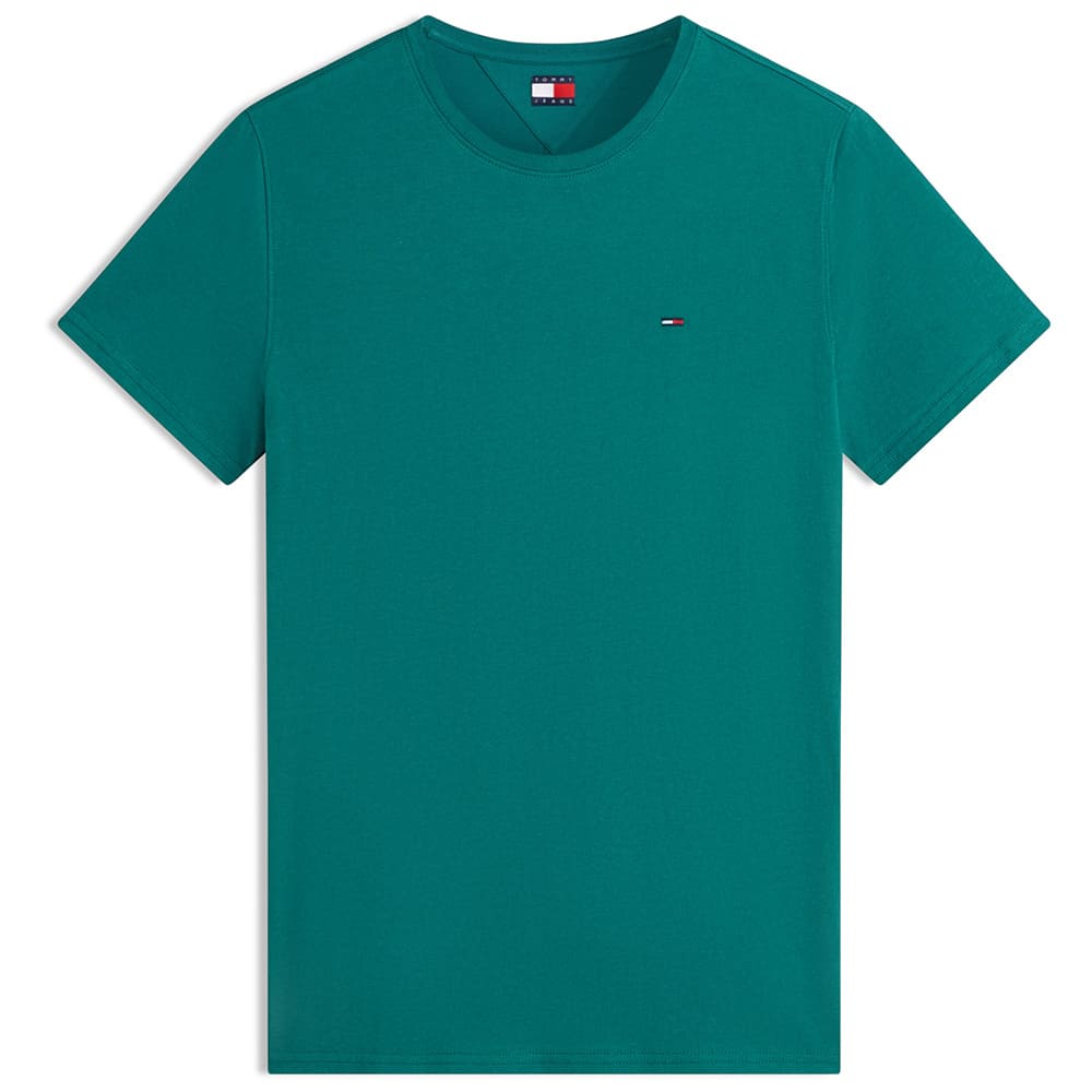 TOMMY JEANS Πράσινο T-shirt C Neck - DM0DM04411