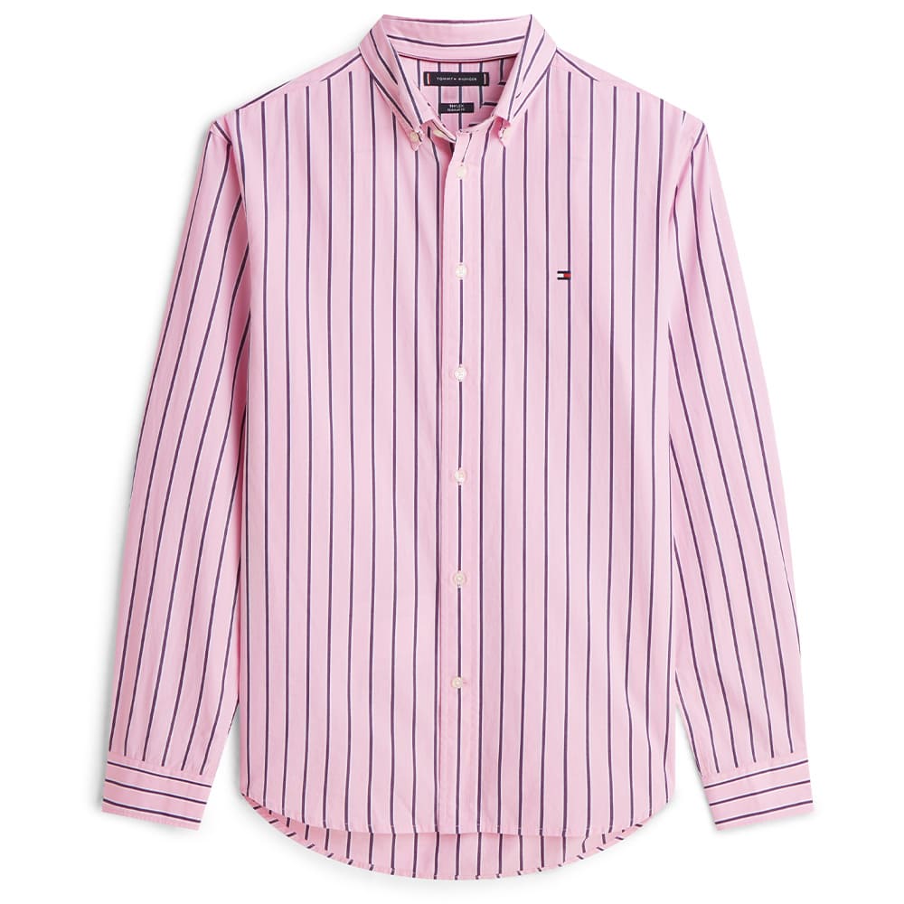 Tommy Hilfiger Ροζ Πουκάμισο Ριγέ - MW0MW42441