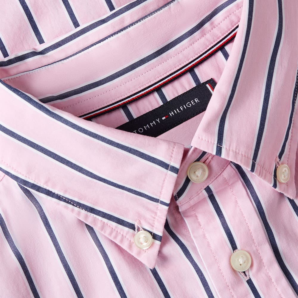 Tommy Hilfiger Ροζ Πουκάμισο Ριγέ - MW0MW42441